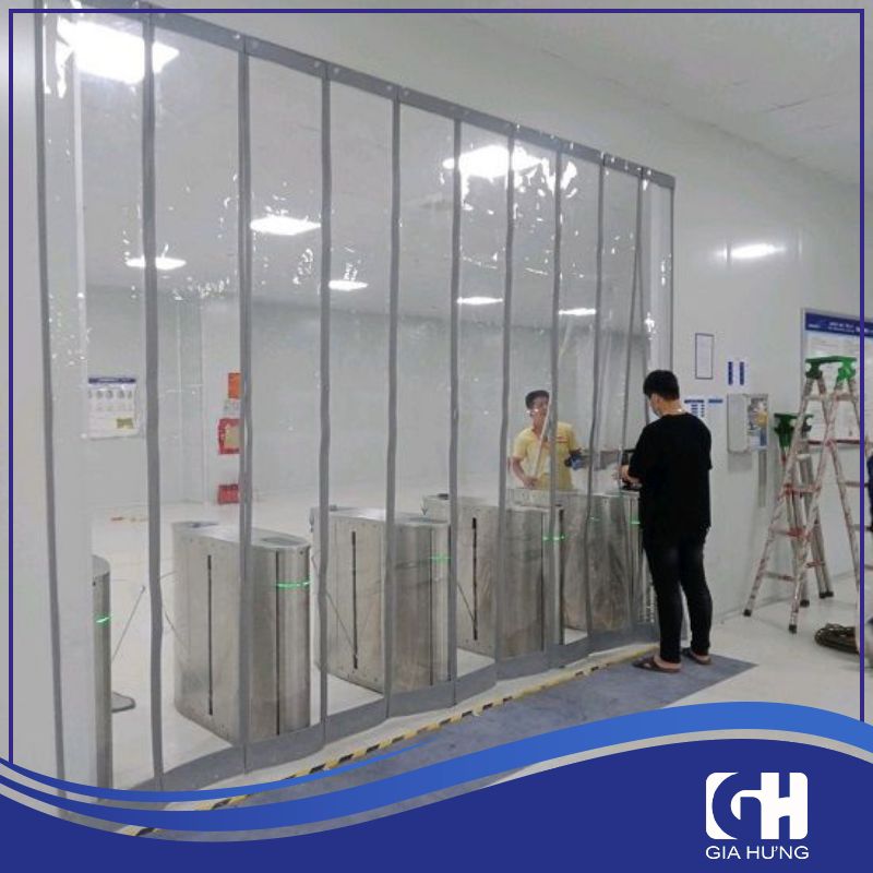 Rèm Nhựa PVC Nam Châm Từ Tính